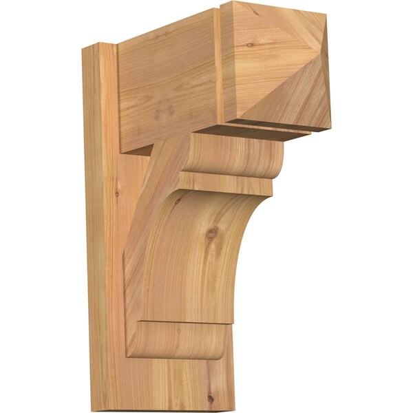 Ekena Millwork Olympic Arts & Crafts Smooth Outlooker, Western Red Cedar, 7 1/2"W x 14"D x 18"H OUT08X14X18OLY03SWR - main